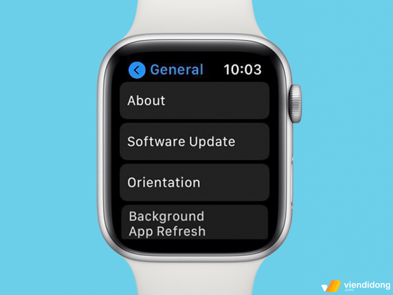 Apple Watch không hiện thông báo update