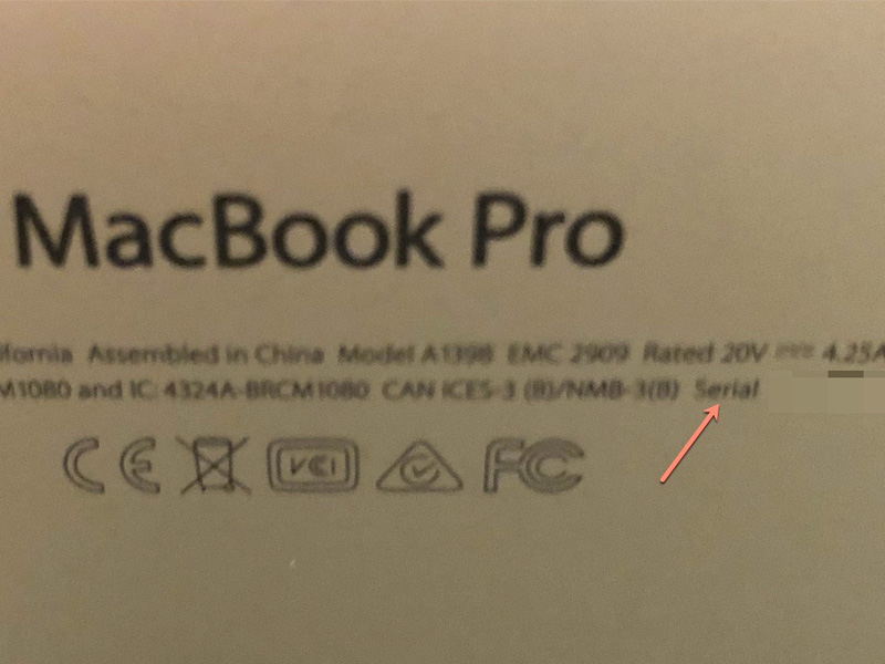 cách kiểm tra MacBook cũ 1