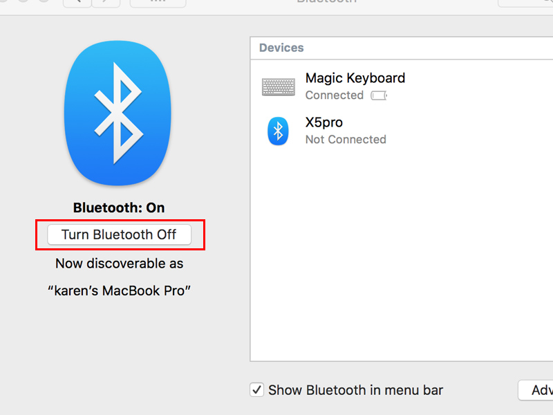 kiểm tra số lần sạc MacBook bluetooth