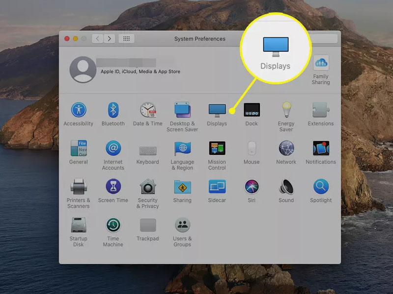 kết nối MacBook với Tivi display