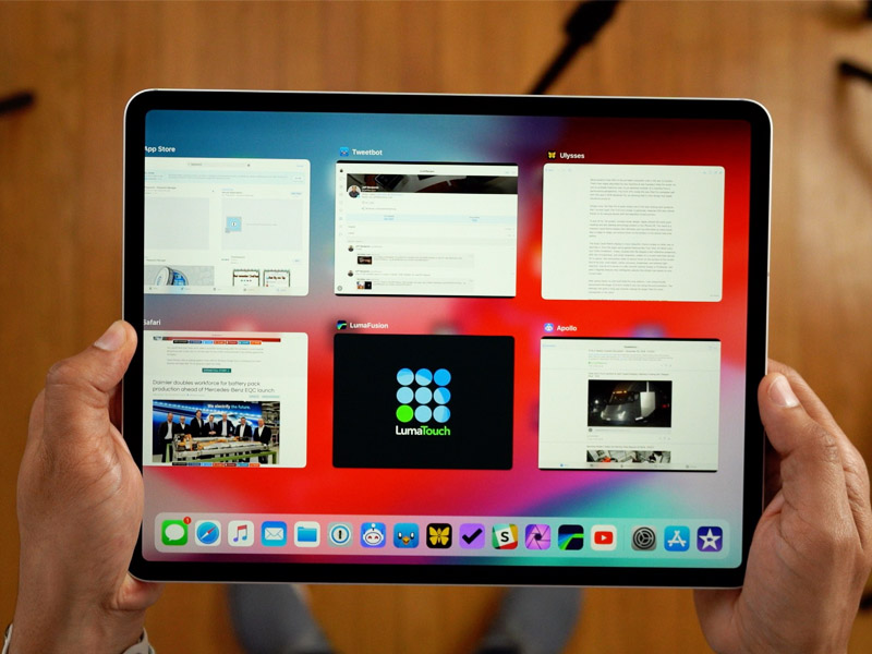màn hình iPad bị rung giật đóng app