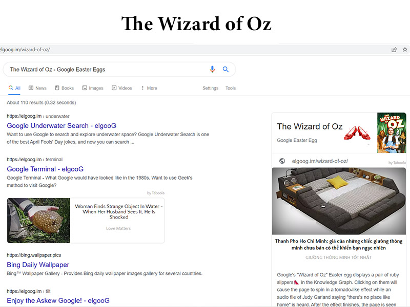 Tính năng mới của Google The Wizard of Oz