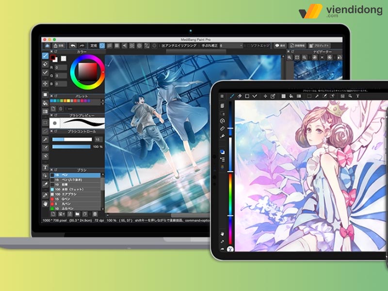 phần mềm vẽ trên máy tính medibang