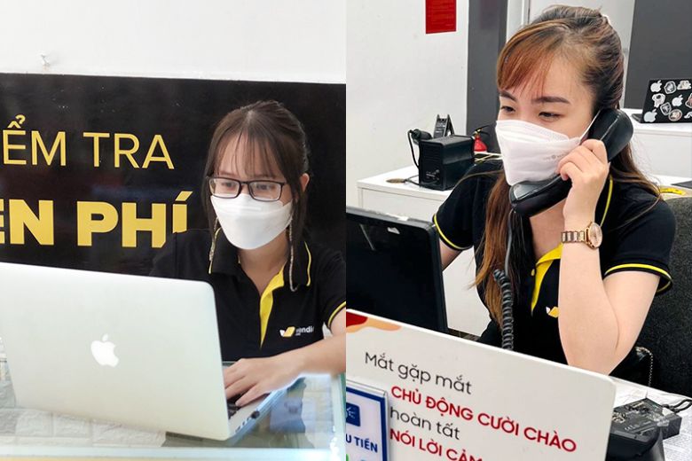 Bạn có thể đặt lịch trước để Viện Di Động ưu tiên sửa chữa liền