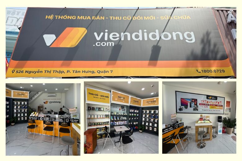Địa chỉ các chi nhánh Viện Di Động tại TP.HCM & các tỉnh 8 Chi nhánh Viện Di Động Nguyễn Thị Thập, tiếp nhận sửa chữa nhiều dòng máy phổ biến