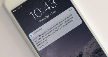 cách cài đặt Messenger hiển thị trên màn hình thumb