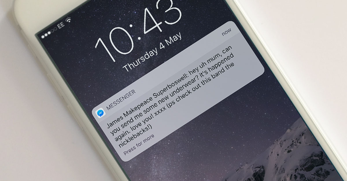 Cách cài đặt Messenger hiển thị trên màn hình iPhone, Android