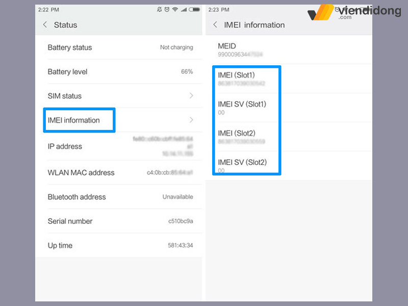 kiểm tra thời hạn Bảo Hành Xiaomi MI download đặt