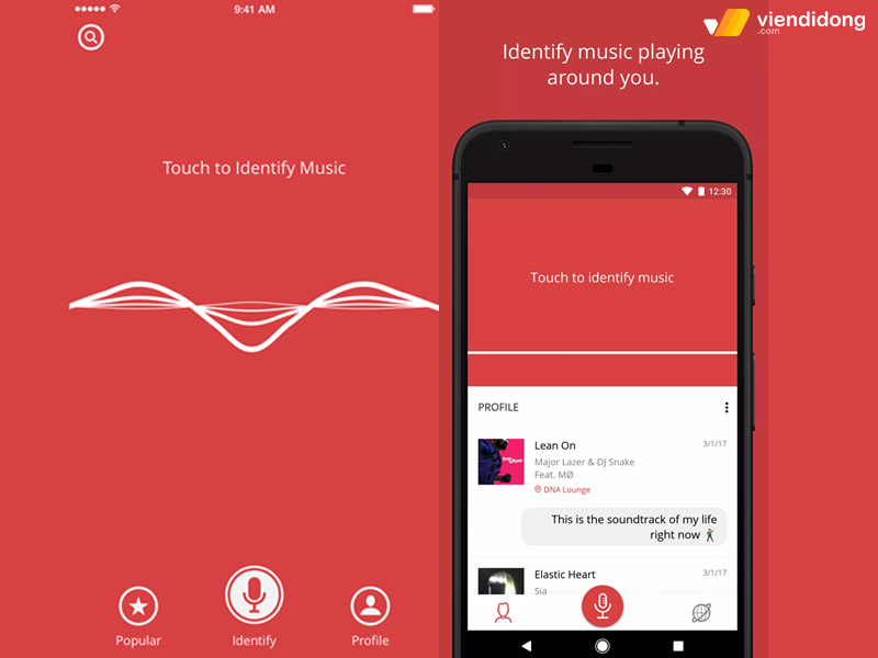 app nhận diện bài hát Music ID