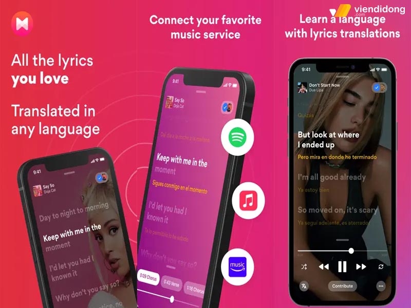 app nhận diện bài hát Musixmatch