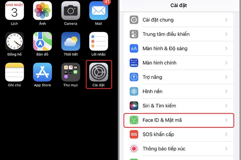Face ID là gì? Tìm hiểu cơ chế hoạt động và độ bảo mật trên iPhone 7 Truy cập Face ID & Mật mã để bắt đầu thiết lập nhận diện khuôn mặt