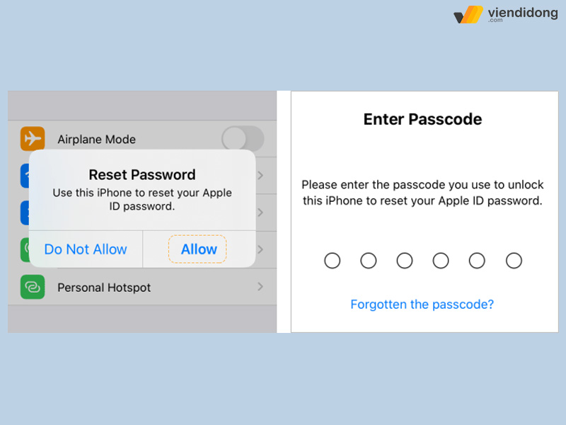 Lấy lại mật khẩu ID Apple sđt 3
