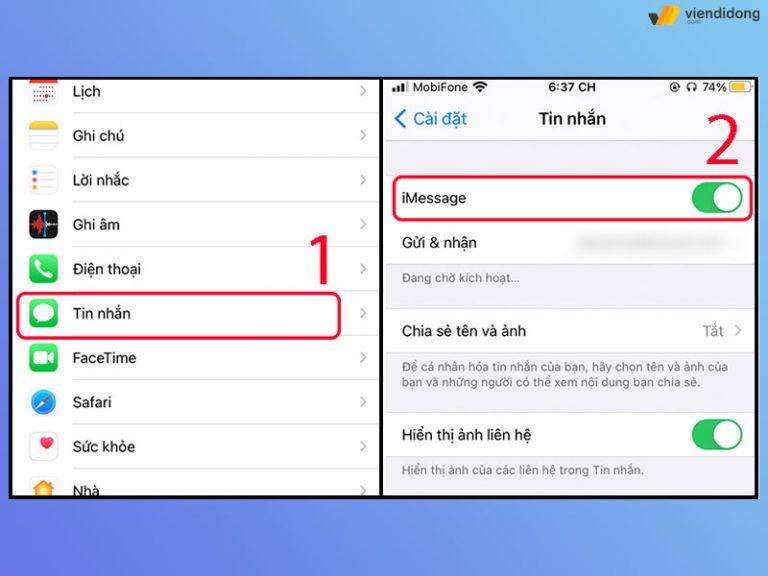 Khắc phục lỗi không gửi được tin nhắn iMessage trên iPhone