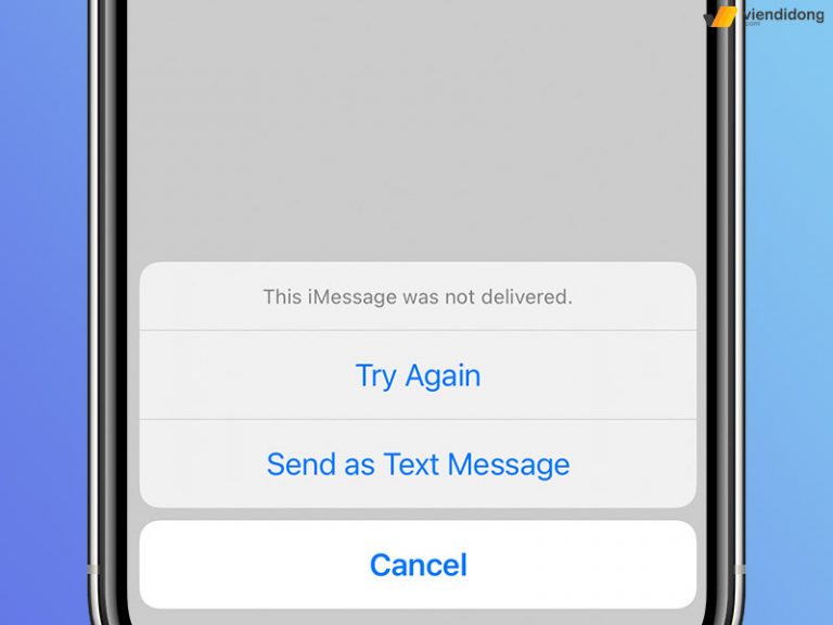 Khắc phục lỗi không gửi được tin nhắn iMessage trên iPhone