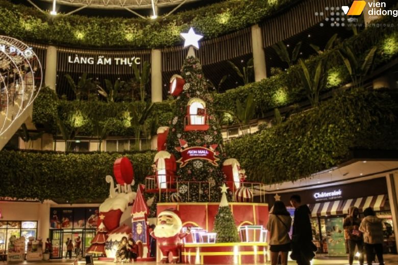 Sống ảo tuyệt đẹp với không gian Giáng Sinh Nhật Bản tại Aeon Mall Long Biên