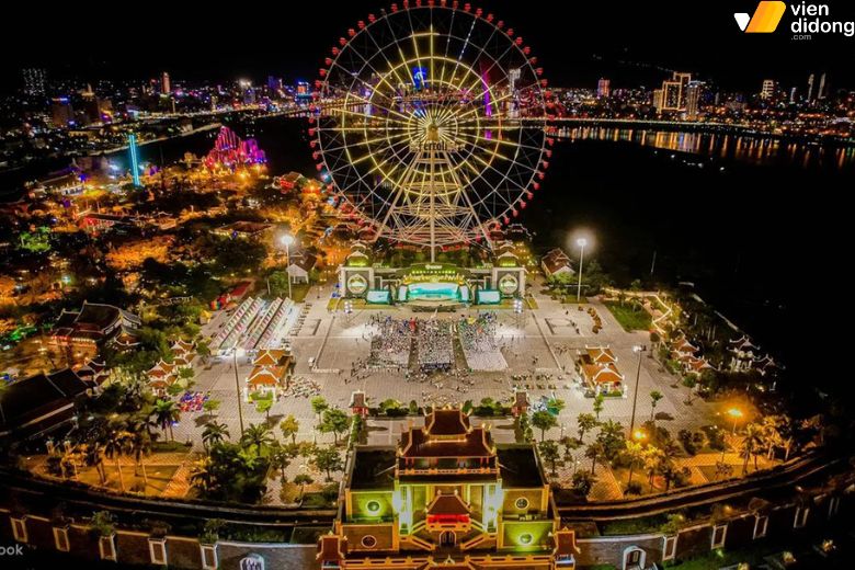 Sun World Asia Park với phong cách Châu Âu, vui chơi và tận hưởng không khí Giáng Sinh quốc tế