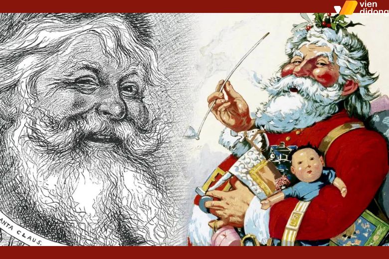Santa Claus bụng phệ, vui tính, cưỡi xe tuần lộc ra đời từ văn hóa Mỹ thế kỷ 19