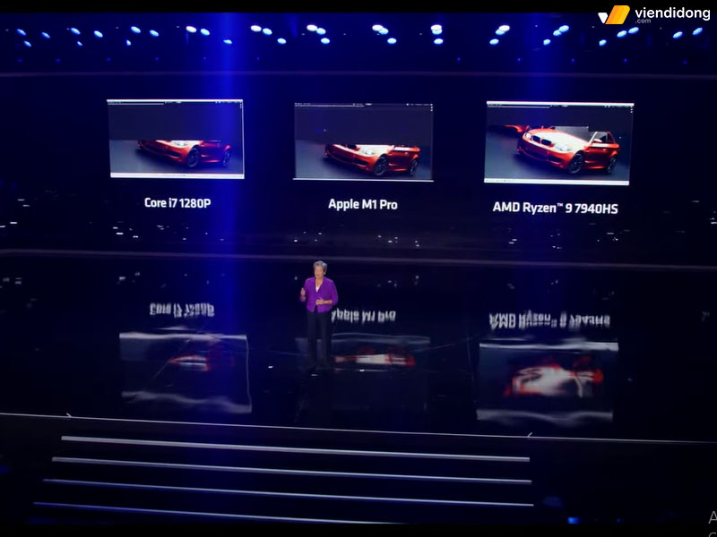 Chip mới của AMD so sánh