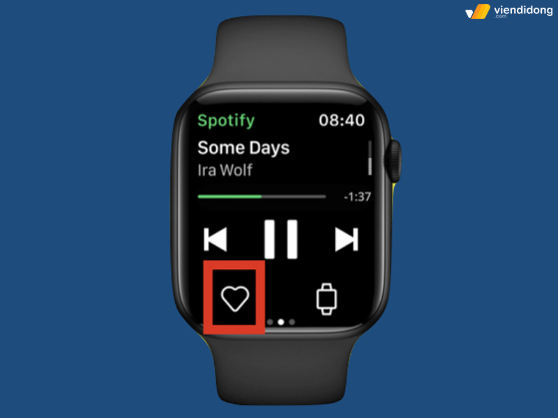 nghe nhạc Spotify trên Apple Watch yêu thích