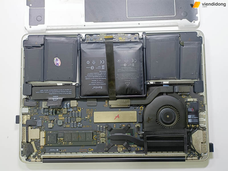 sửa chữa MacBook pin phồng
