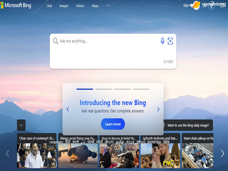 Bing tích hợp AI Chatbot mới 