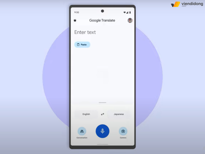 Google Translate cập nhật giao diện mới android
