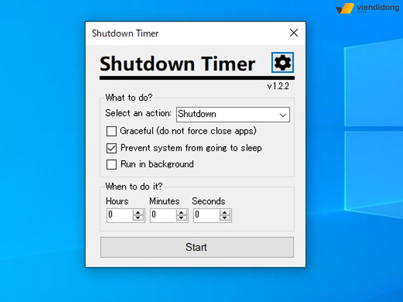 Hẹn giờ tắt máy tính shutdown