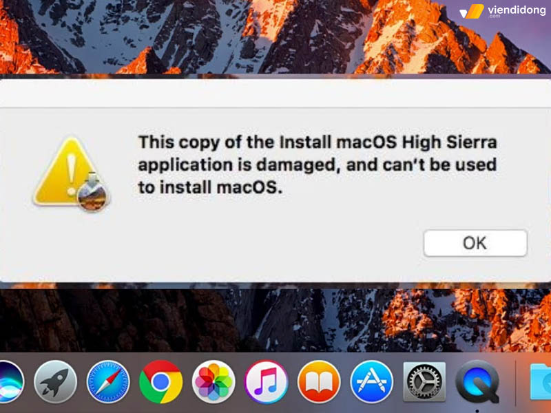 MacBook bị lỗi hệ điều hành copy