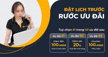 ĐẶT LỊCH trước qua kênh online – Rước ƯU ĐÃI khủng