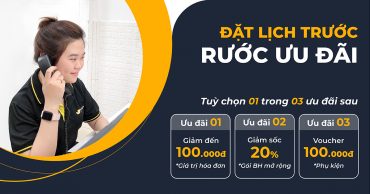 ĐẶT LỊCH trước qua kênh online – Rước ƯU ĐÃI khủng