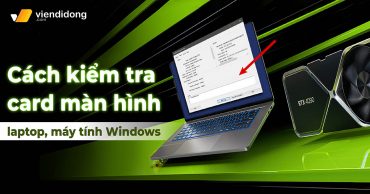 cách kiểm tra card màn hình thumb