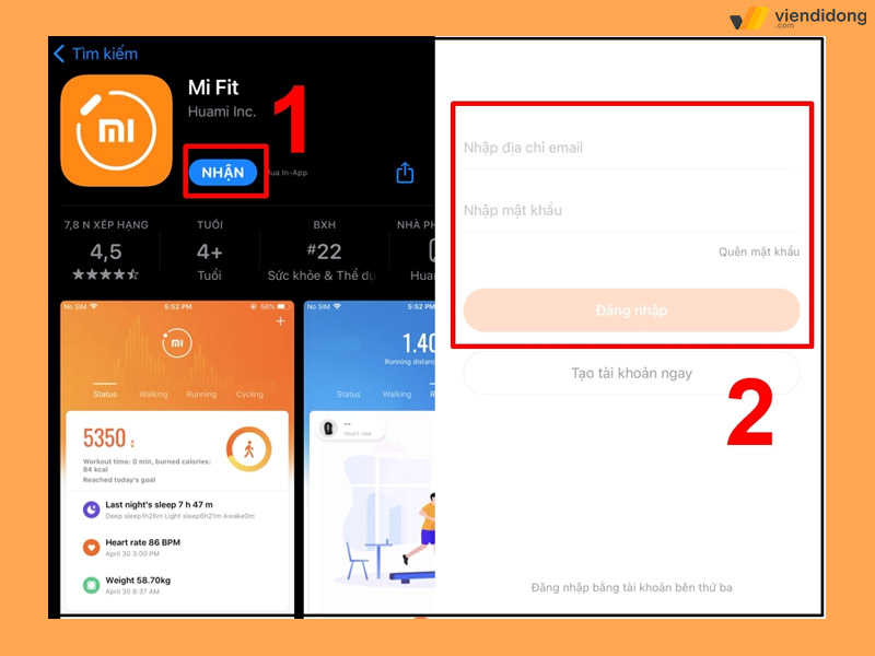 cách sử dụng Xiaomi Mi Band 6 app