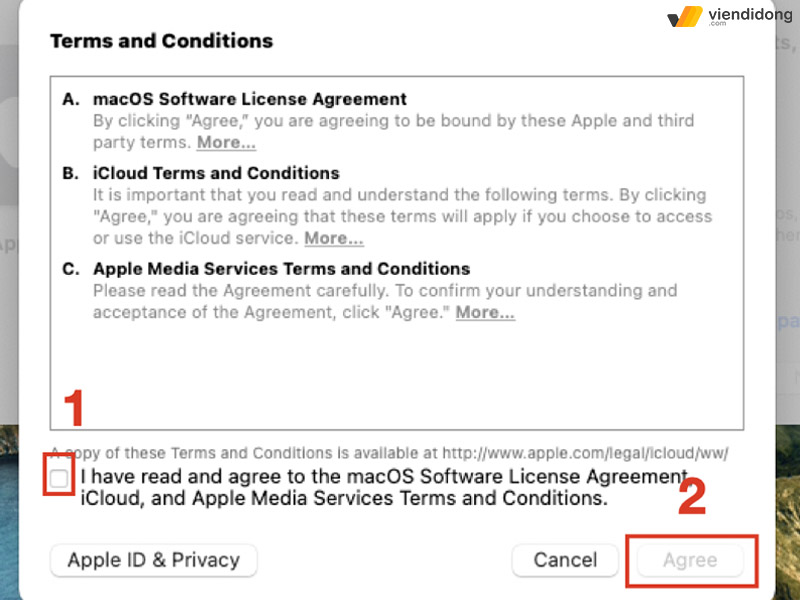 cách tạo tài khoản ID Apple macbook 3