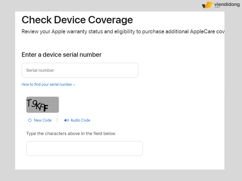 Kiểm tra Apple Watch chính hãng check