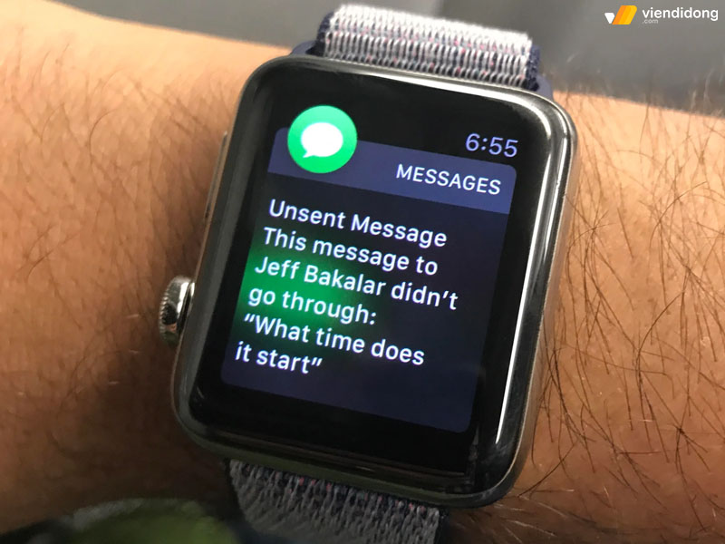 Kiểm tra Apple Watch chính hãng tin nhắn