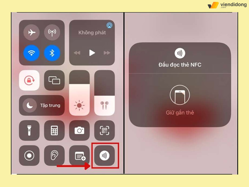 cách bật NFC trên iPhone cũ dùng