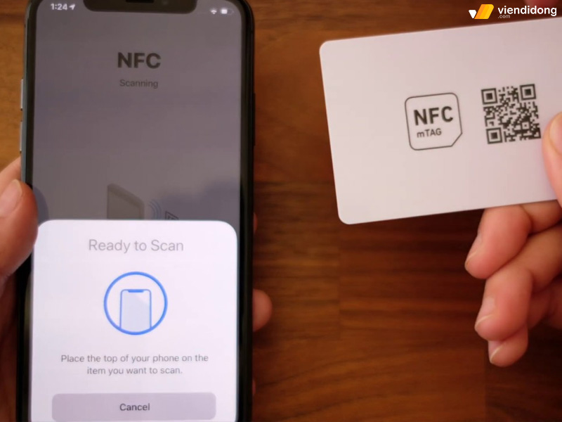 cách bật NFC trên iPhone dữ liệu