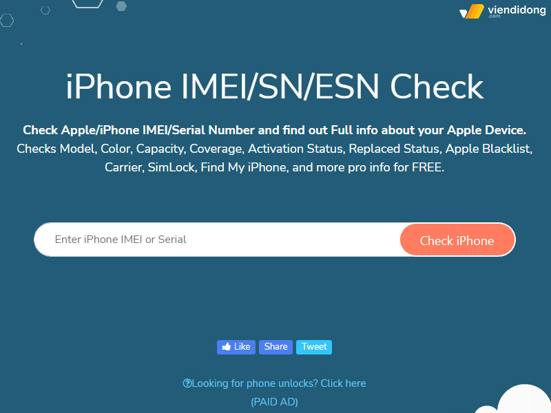 check IMEI iPhone imeicheck