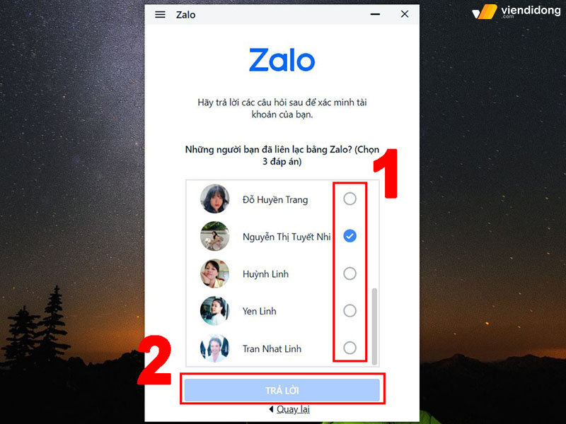 đăng nhập Zalo trên 2 điện thoại android app 2