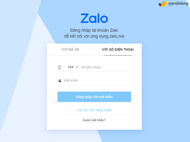 đăng nhập Zalo trên 2 điện thoại iphone web