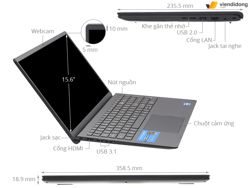 Laptop Dell là thiết bị được nhiều người Việt ưa chuộng 