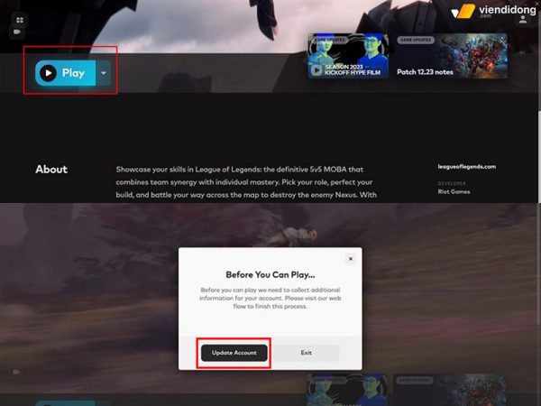 Cách tải Riot Client Liên Minh Huyền Thoại về máy tính