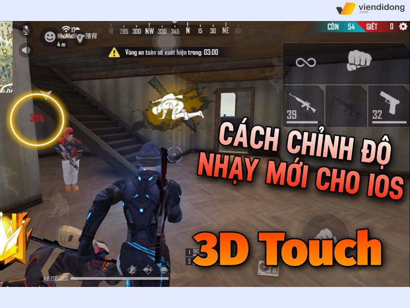 3D touch là gì? Cách bật tắt và sử dụng 3D touch trên iPhone uu diem 3D Touch la gi choi game viendidong