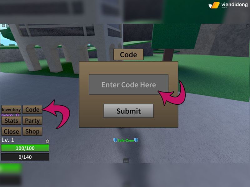 Code Legend Piece không nhập được mã