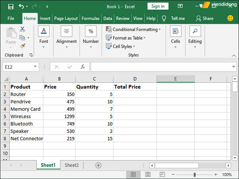 Excel là gì công dụng