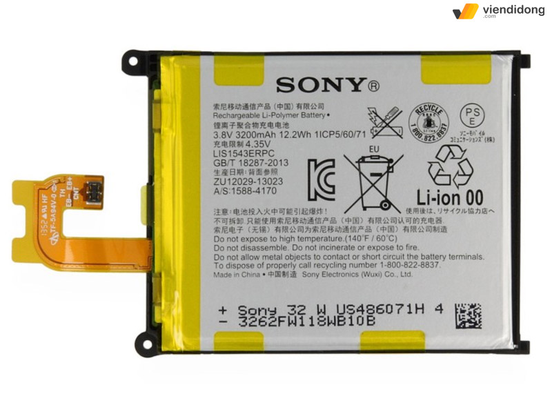 Thay pin Sony tại hệ thống Viện Di Động 