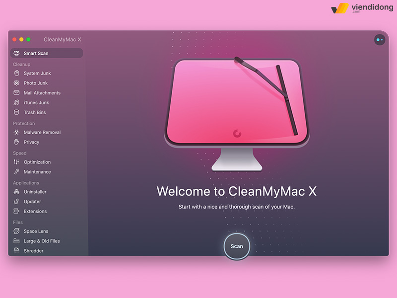 cách xoá ứng dụng trên MacBook cleanmymac x