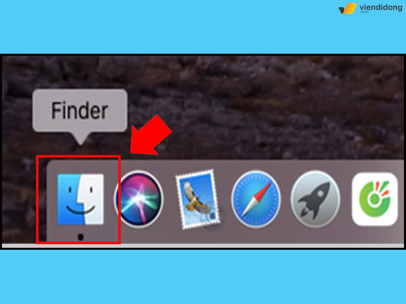 cách xoá ứng dụng trên MacBook finder 1