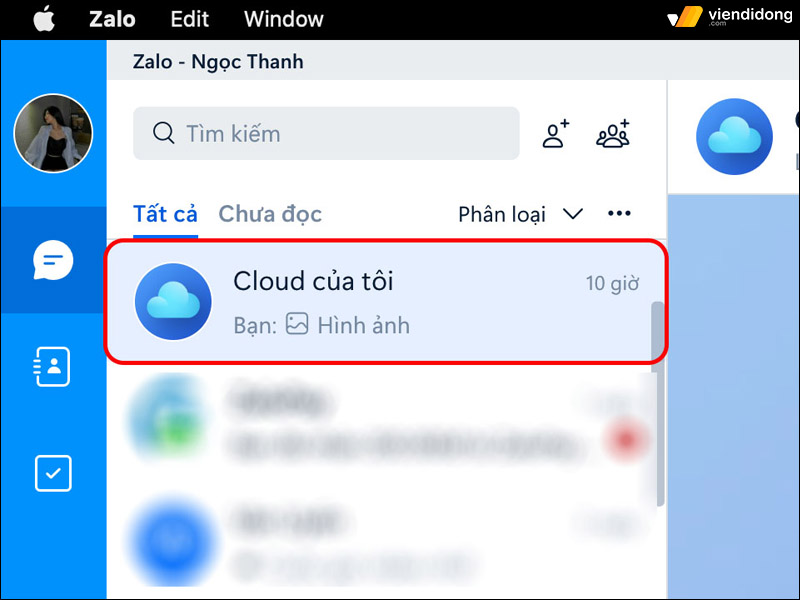 cài Zalo cho MacBook cloud