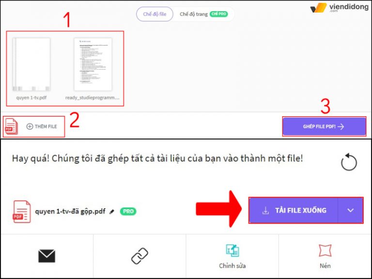 Hướng dẫn chi tiết cách ghép file PDF đơn giản, nhanh chóng